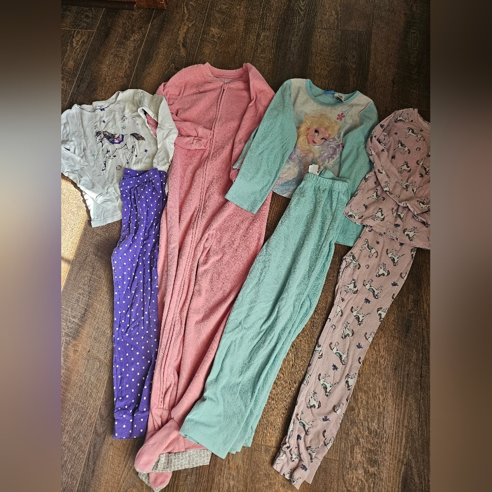 Girls Pajama Sets Sz 7/8